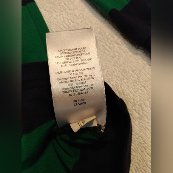 POLO Ralph Lauren HI TECH striped T-Shirt Hoodie - NWOT - Classic MENS Medium - Picture 10 of 14